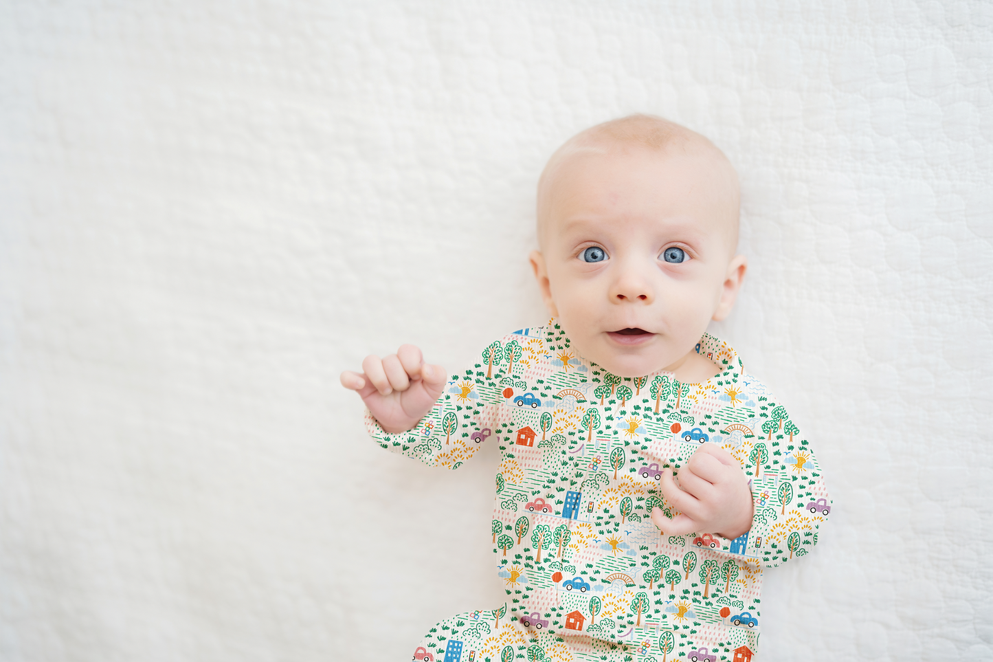 Crayon Life Ribbed Zip Pajamas