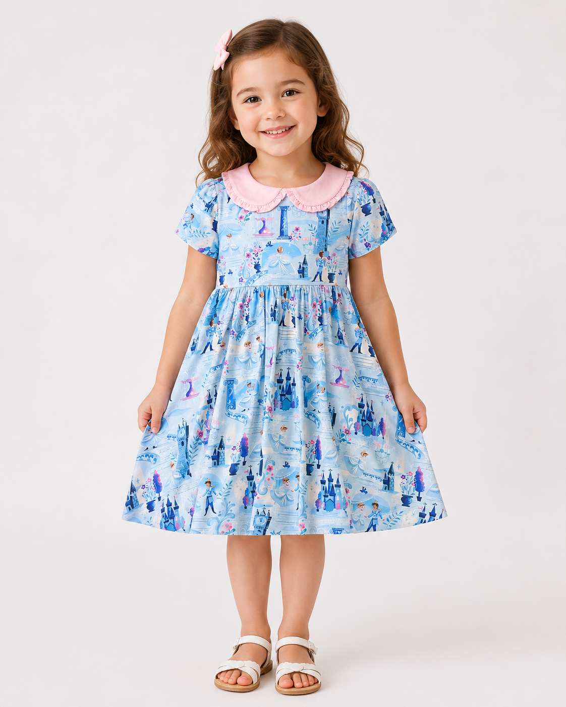 Girls Princess Dress with Shorts - The Wish Collection