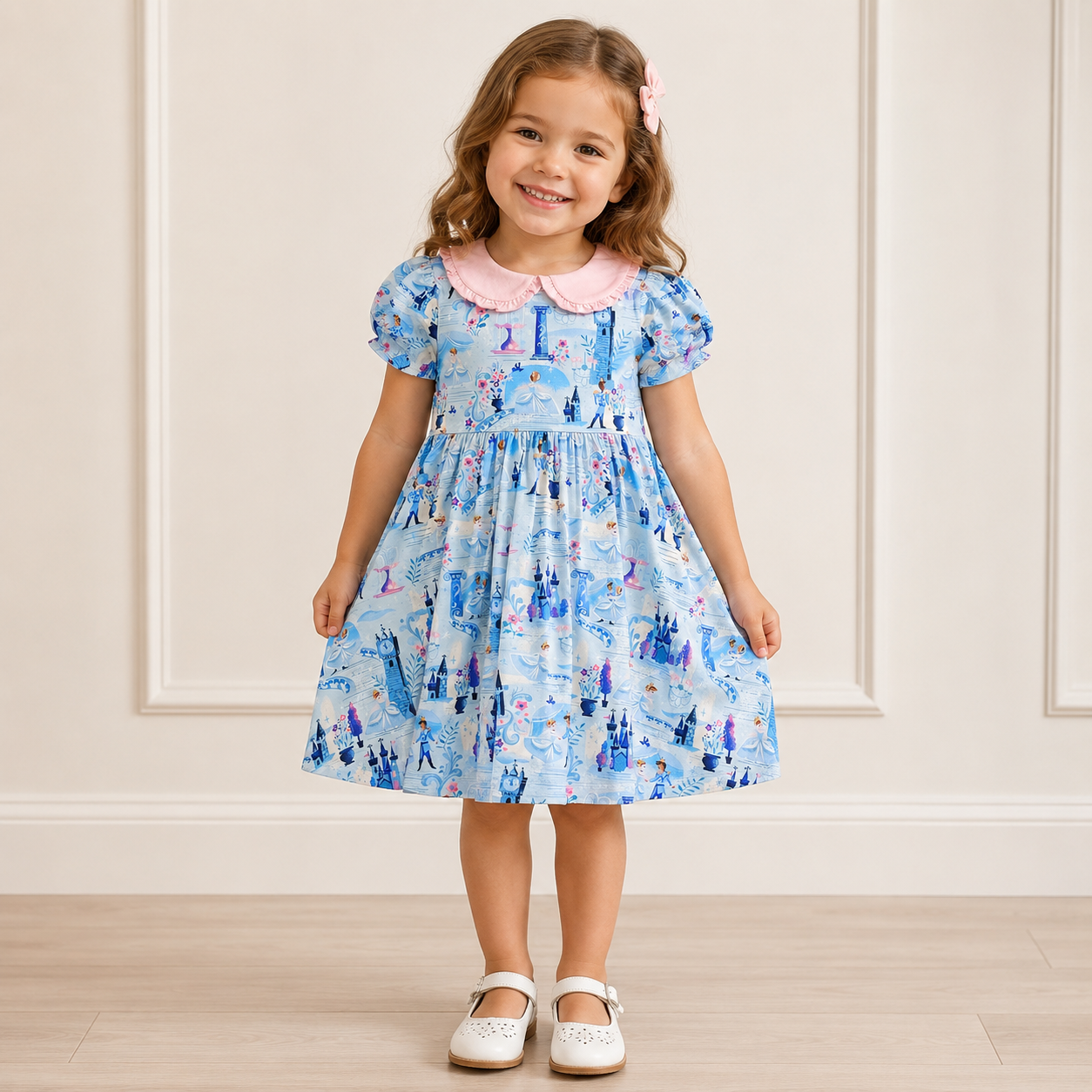 Girls Princess Dress with Shorts - The Wish Collection