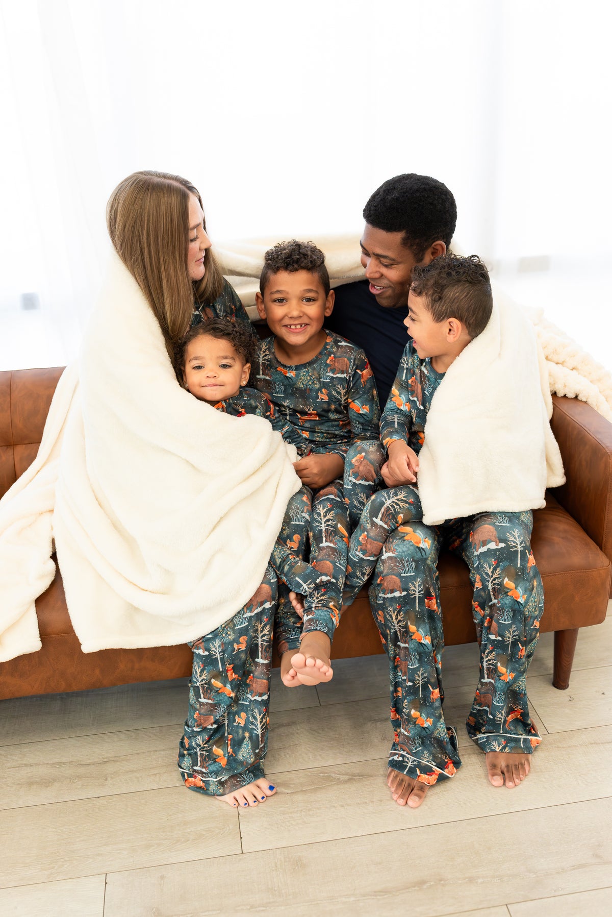 Woodland Wonder Bamboo Kids Two-Piece Pajamas | Christmas Pajamas