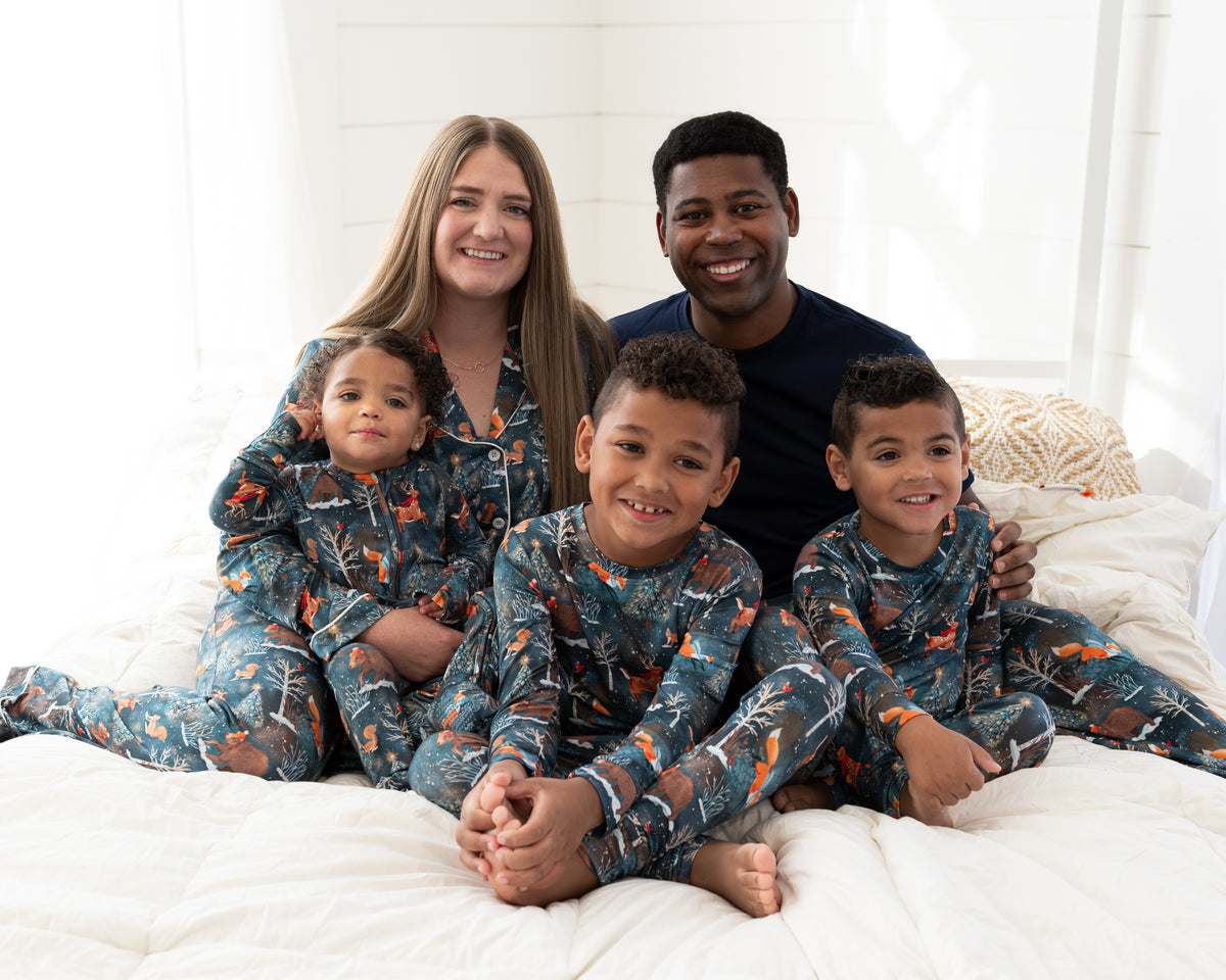 Woodland Wonder Bamboo Kids Two-Piece Pajamas | Christmas Pajamas