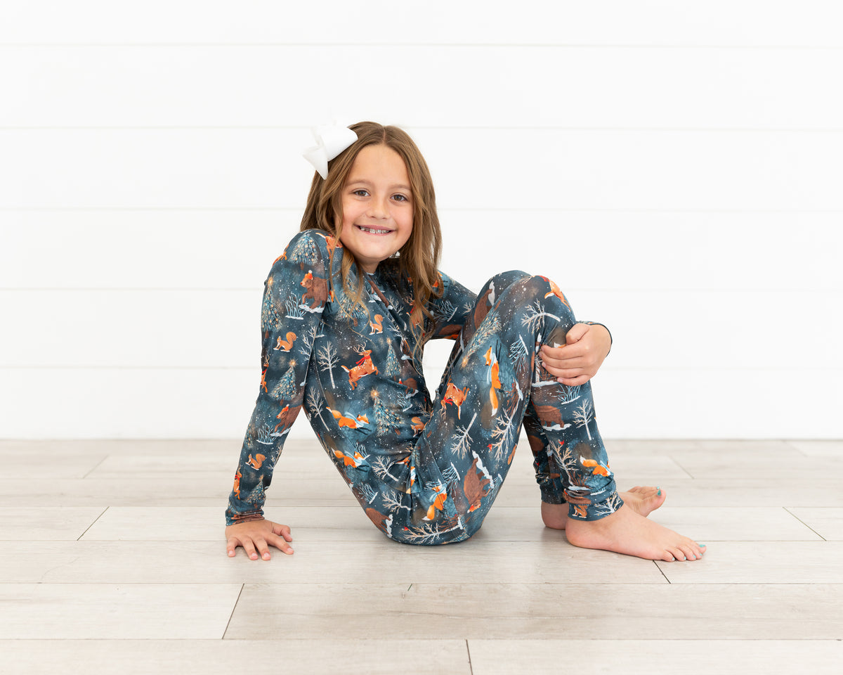 Woodland Wonder Bamboo Teen Two-Piece Pajamas