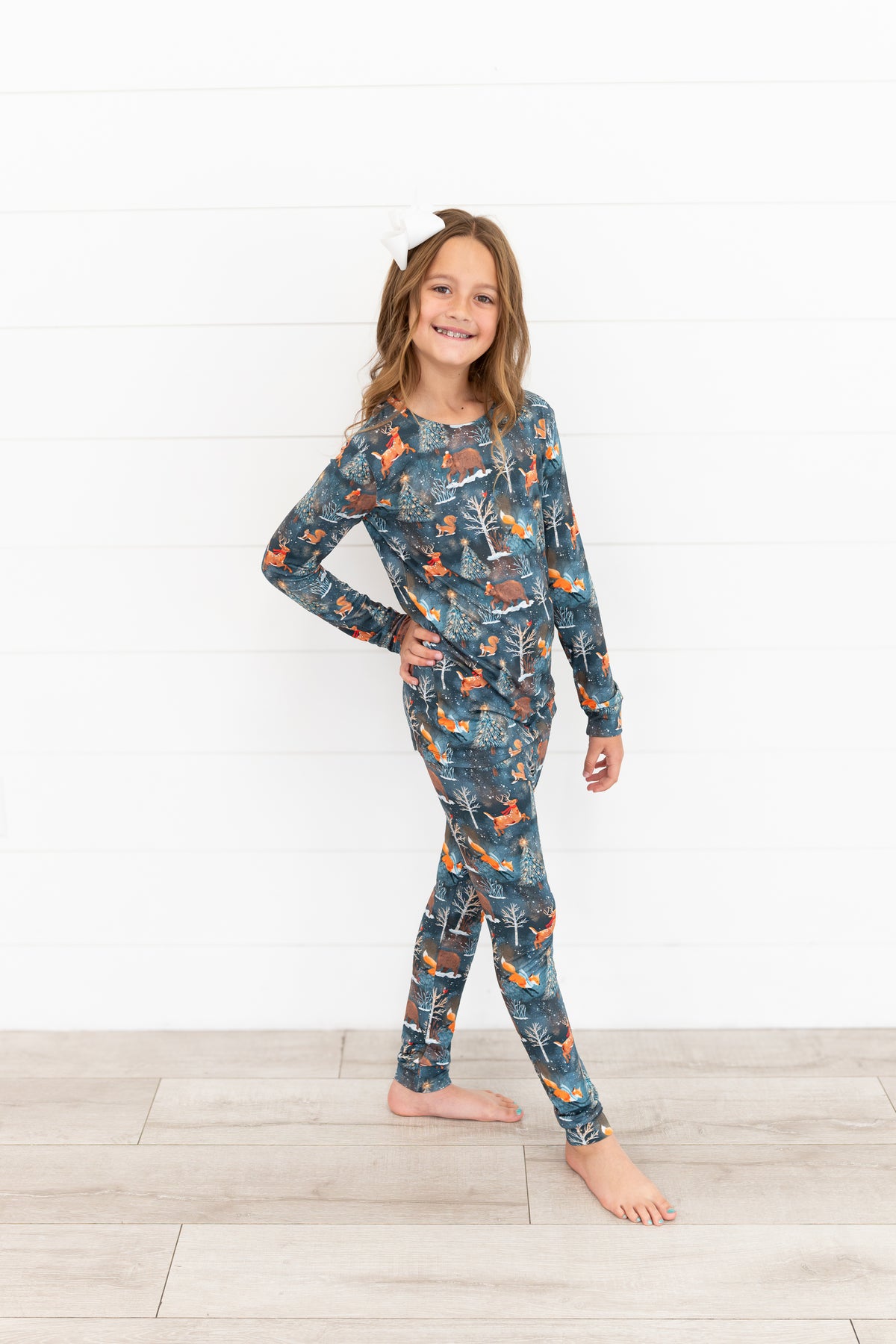 Woodland Wonder Bamboo Teen Two-Piece Pajamas