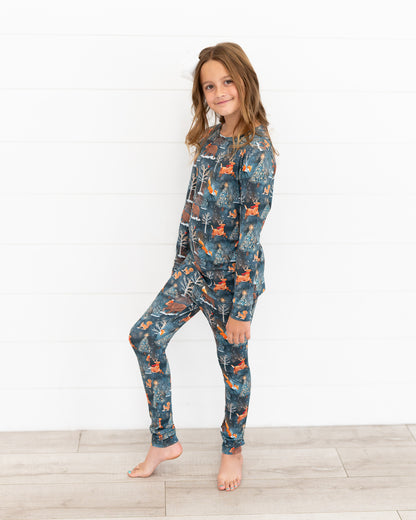 Woodland Wonder Bamboo Teen Two-Piece Pajamas