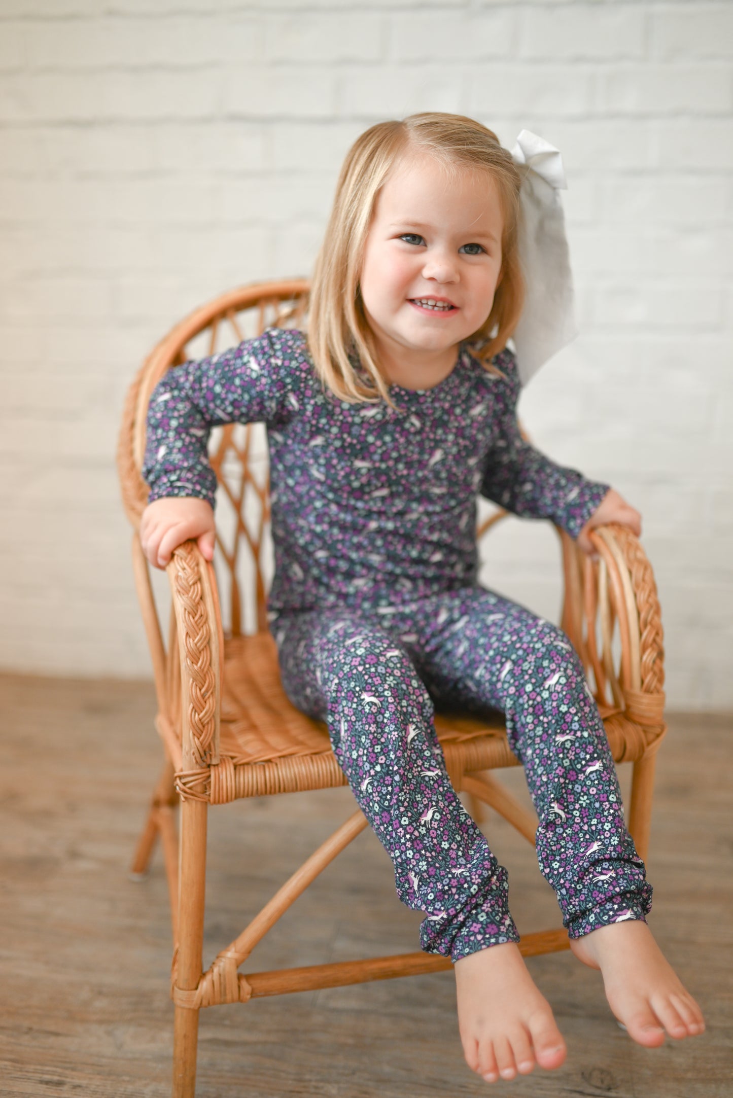 Midnight Unicorn Ribbed Two-Piece Set