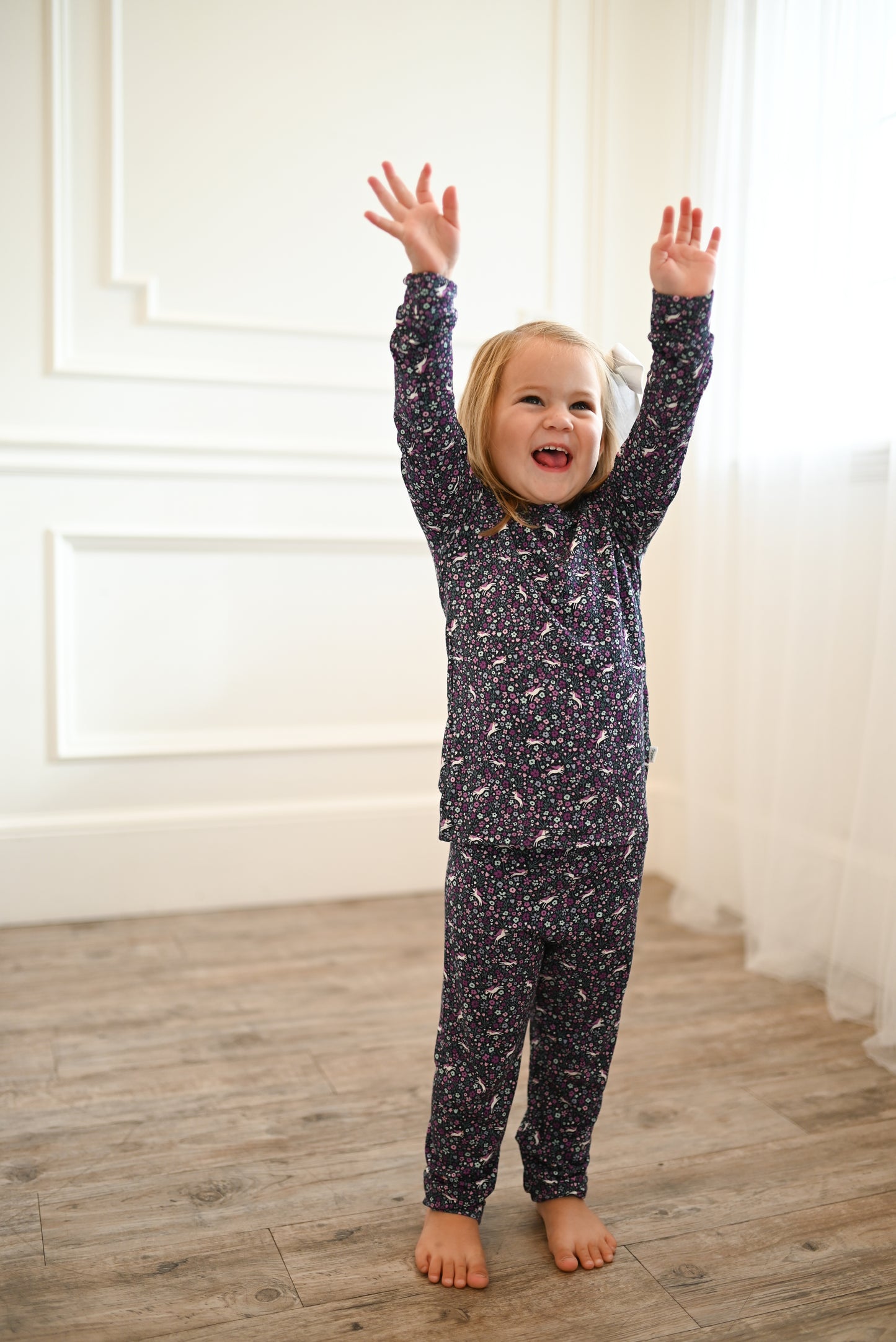 Midnight Unicorn Ribbed Two-Piece Set