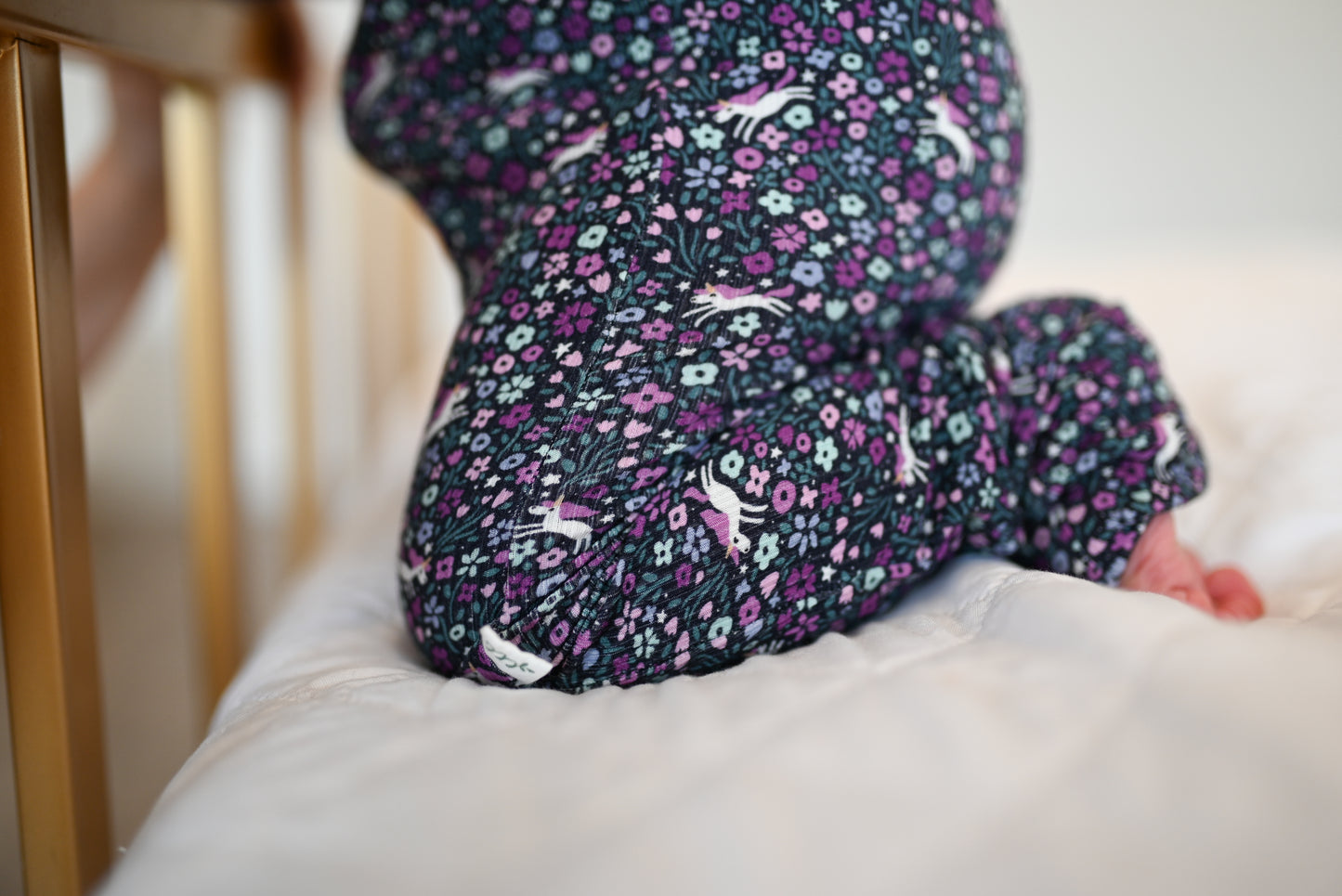 Midnight Unicorn Ribbed Zip Pajamas