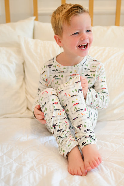 Mini Grand Prix Ribbed Two-Piece Set