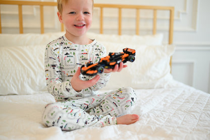 Mini Grand Prix Ribbed Two-Piece Set