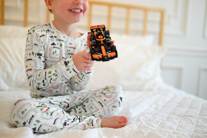 Mini Grand Prix Ribbed Two-Piece Set