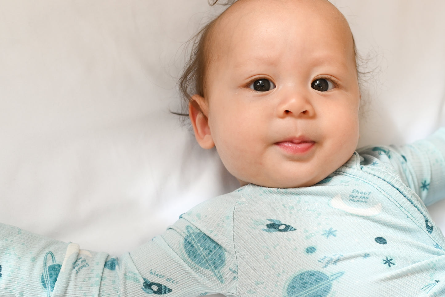 Star Explorer Ribbed Zip Pajamas