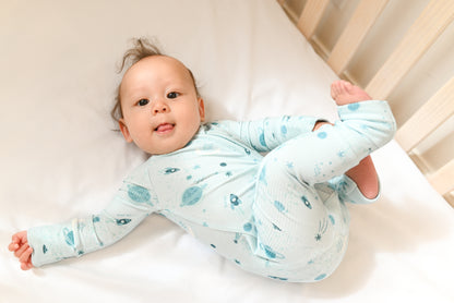 Star Explorer Ribbed Zip Pajamas