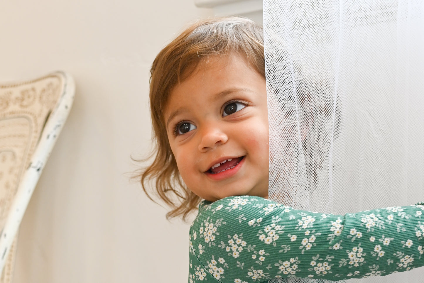 Green Daisy Ribbed Zip Pajamas