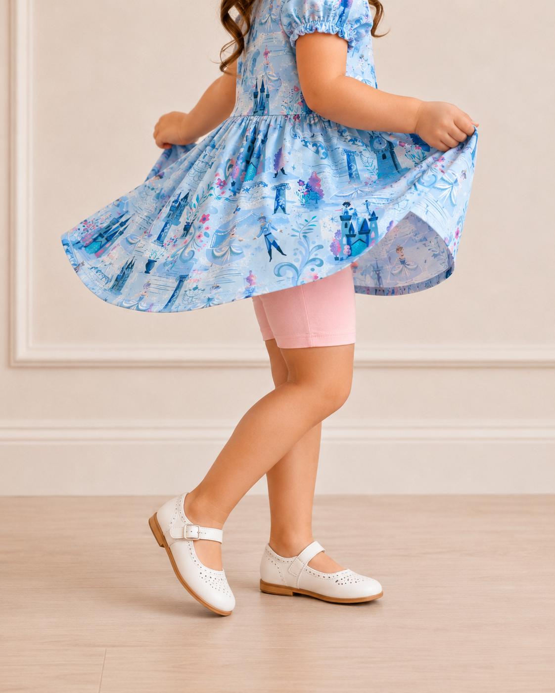 Girls Princess Dress with Shorts - The Wish Collection