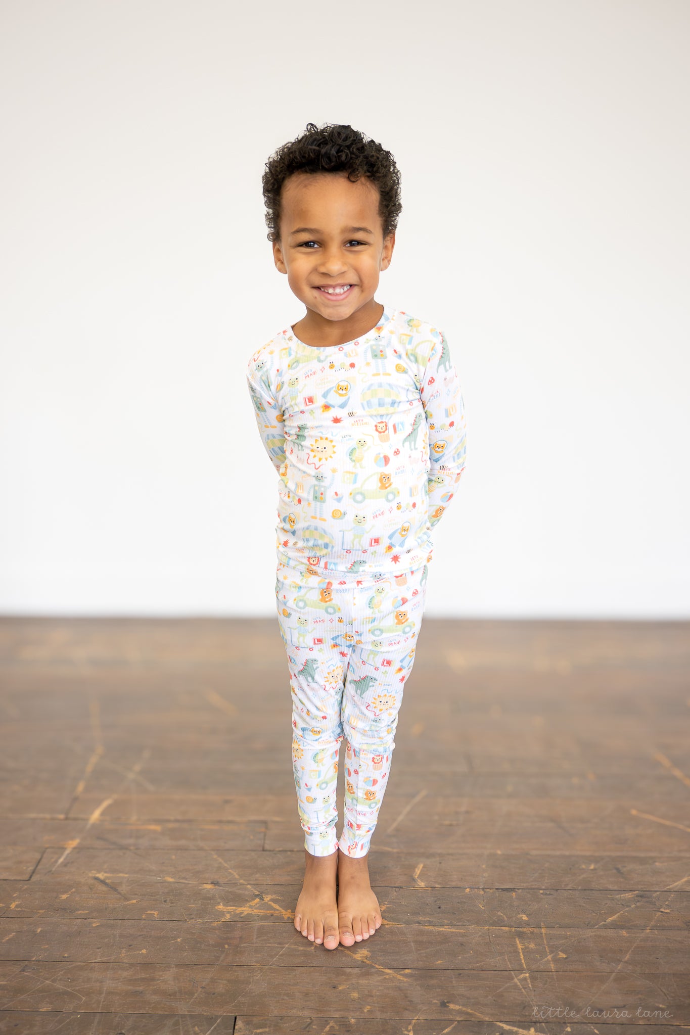 Luca Ribbed Toddler Two-Piece Set