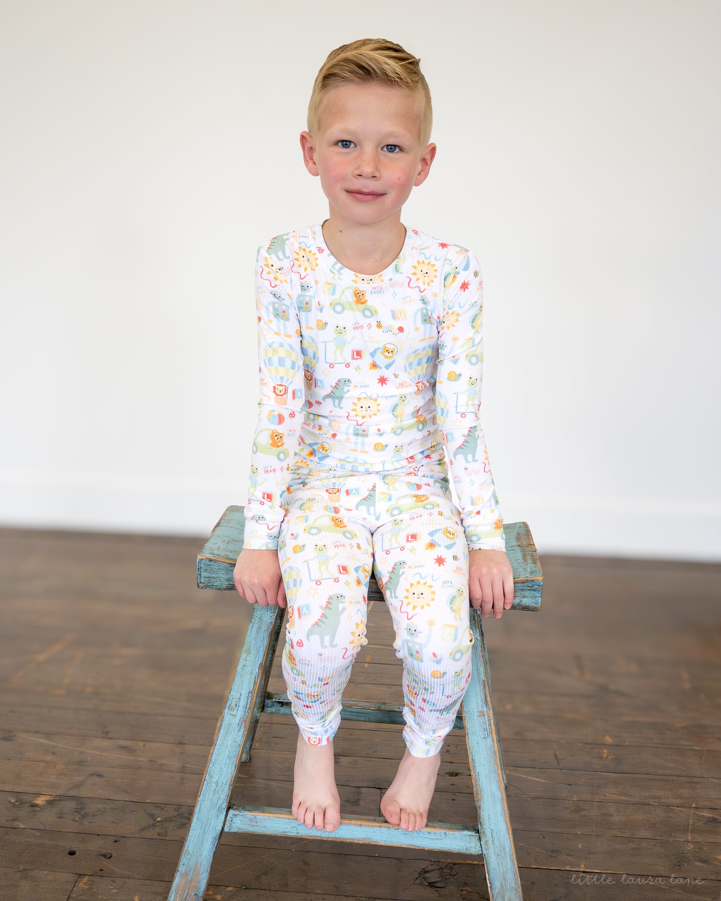 Luca Ribbed Big Kid Two-Piece