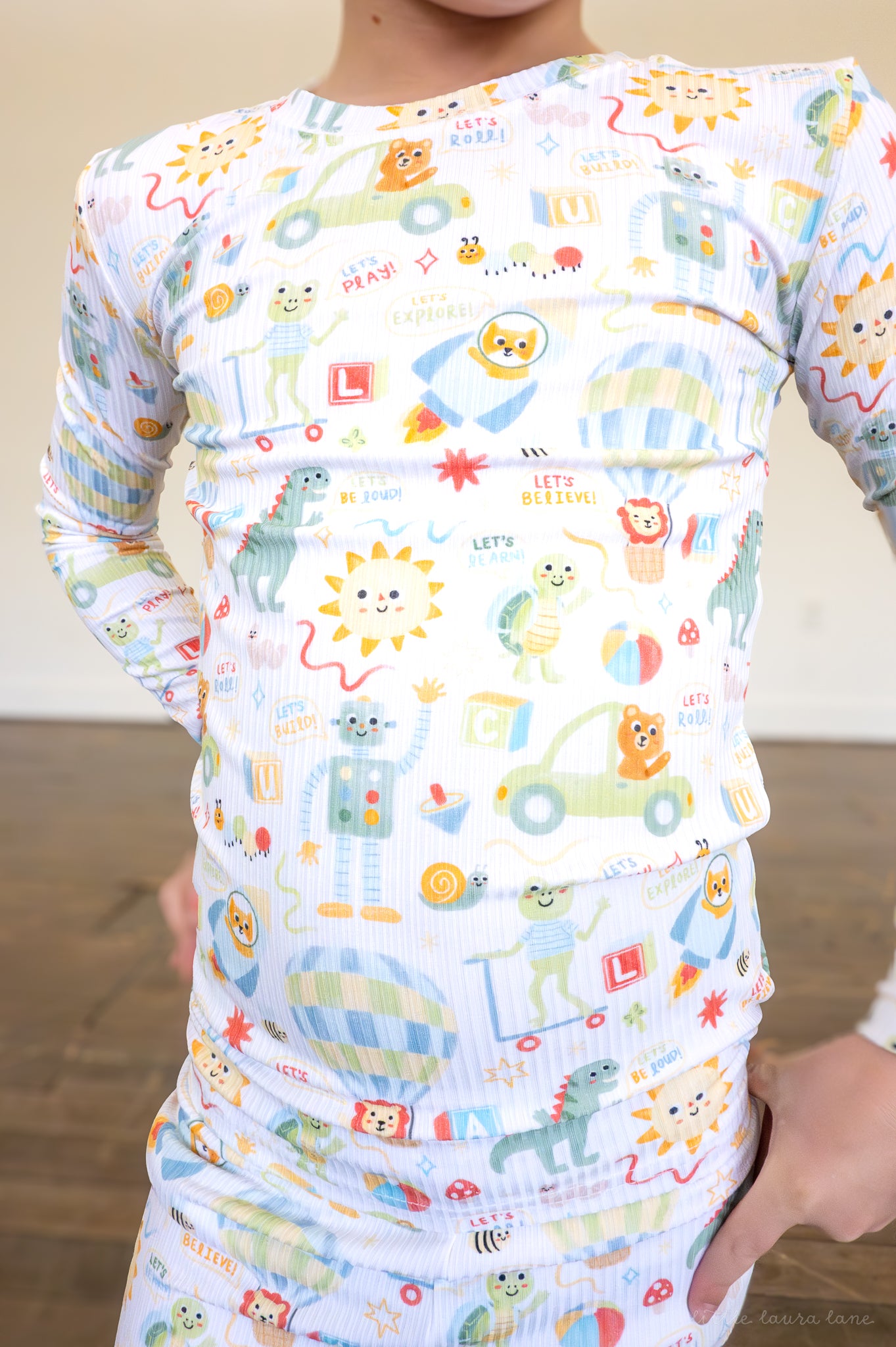 Luca Ribbed Big Kid Two-Piece