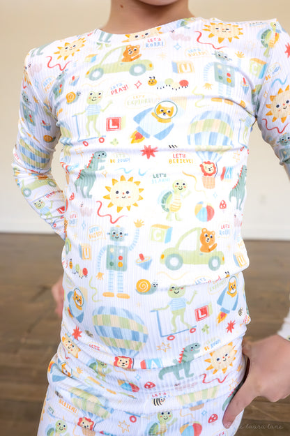 Luca Ribbed Big Kid Two-Piece