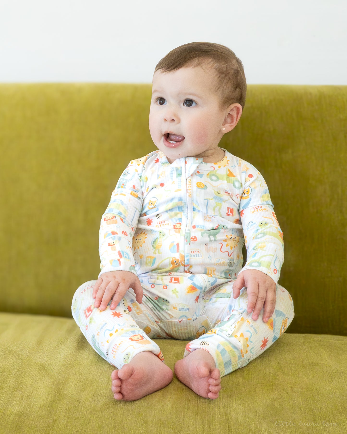 Luca Ribbed Zip Pajama