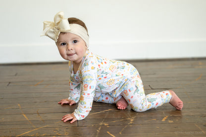 Luca Ribbed Zip Pajama