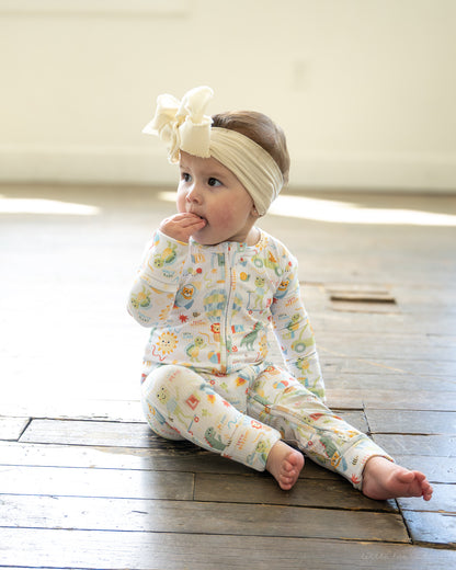 Luca Ribbed Zip Pajama