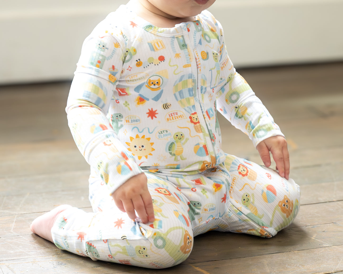 Luca Ribbed Zip Pajama