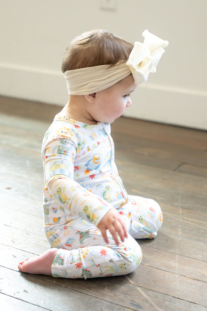 Luca Ribbed Zip Pajama