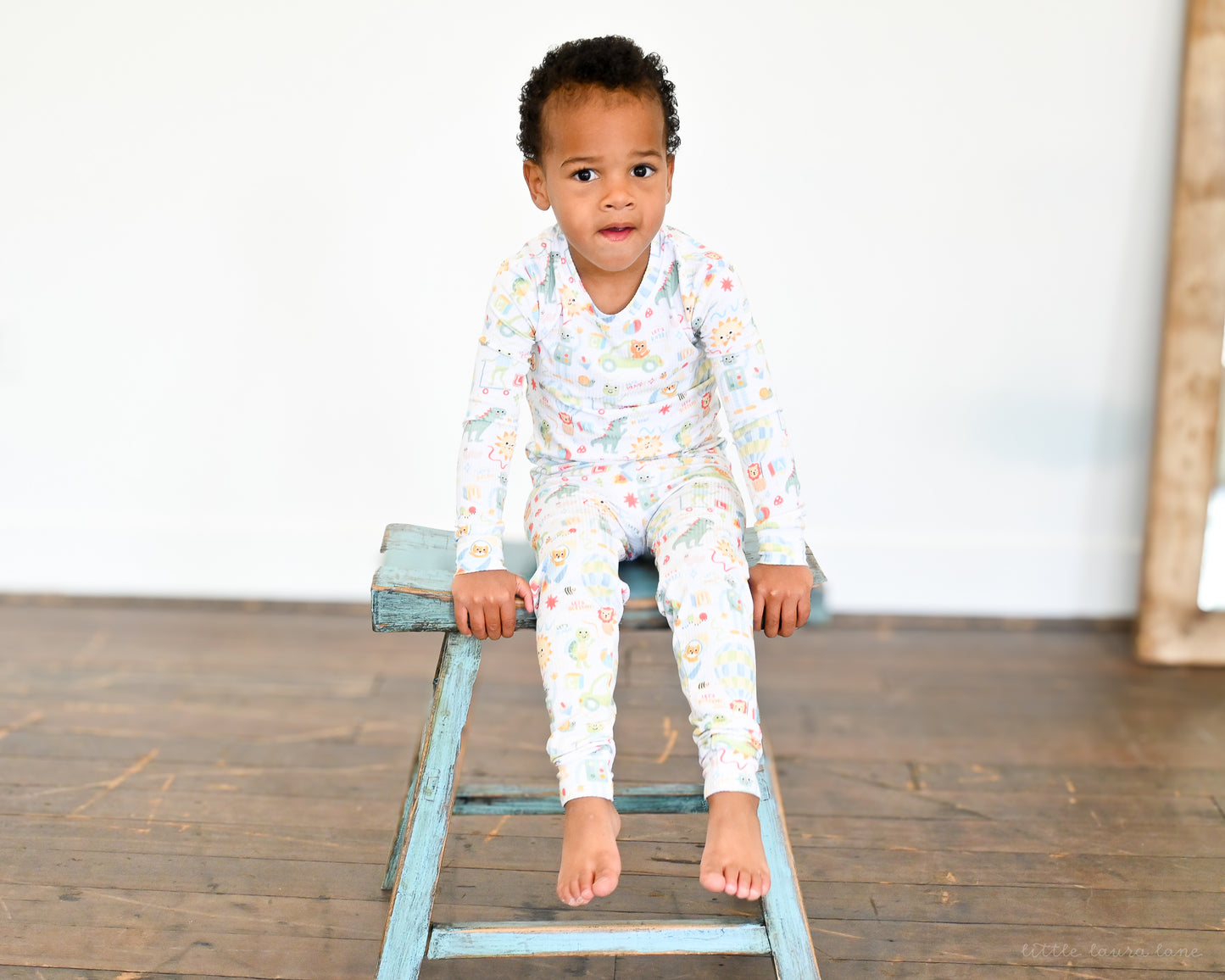 Luca Ribbed Toddler Two-Piece Set