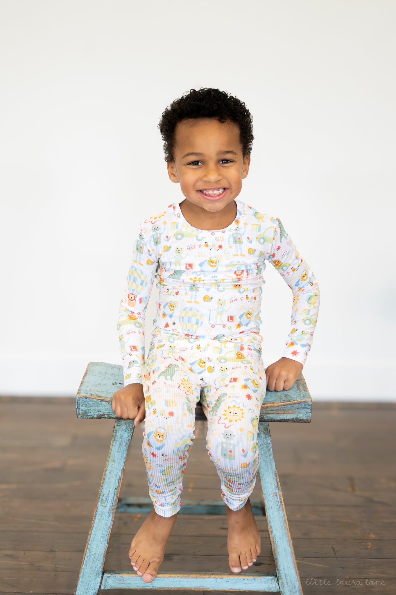 Luca Ribbed Toddler Two-Piece Set