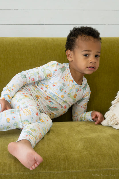 Luca Ribbed Toddler Two-Piece Set