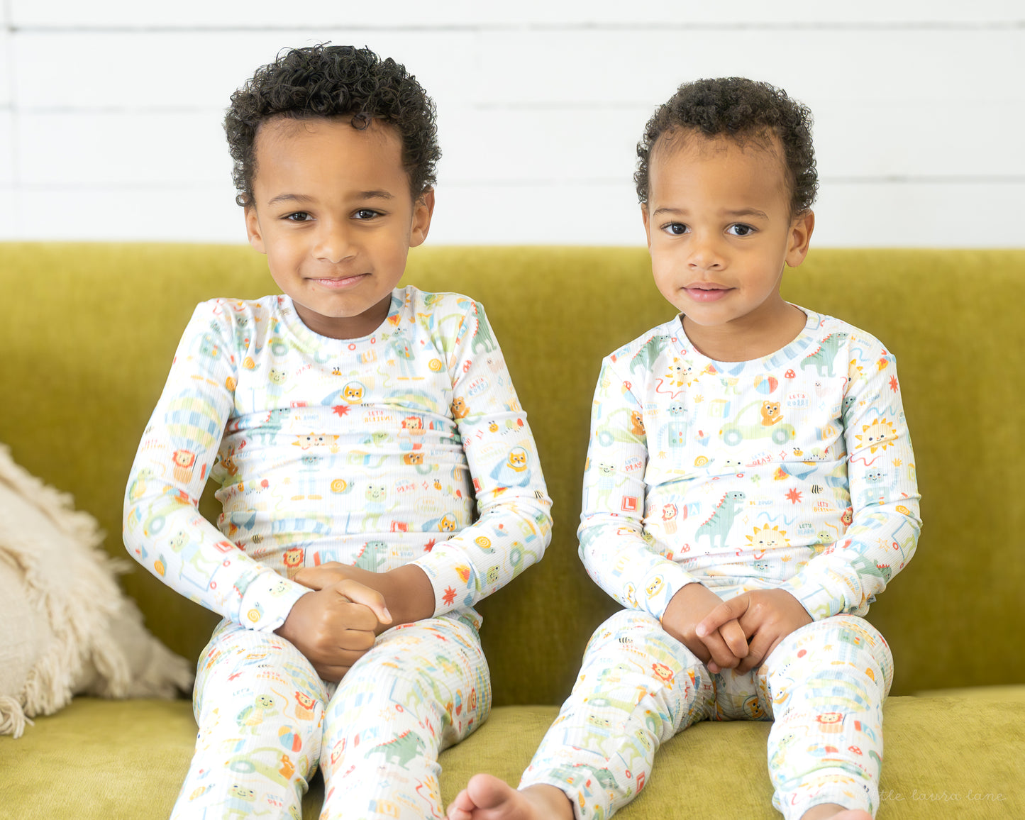 Luca Ribbed Toddler Two-Piece Set