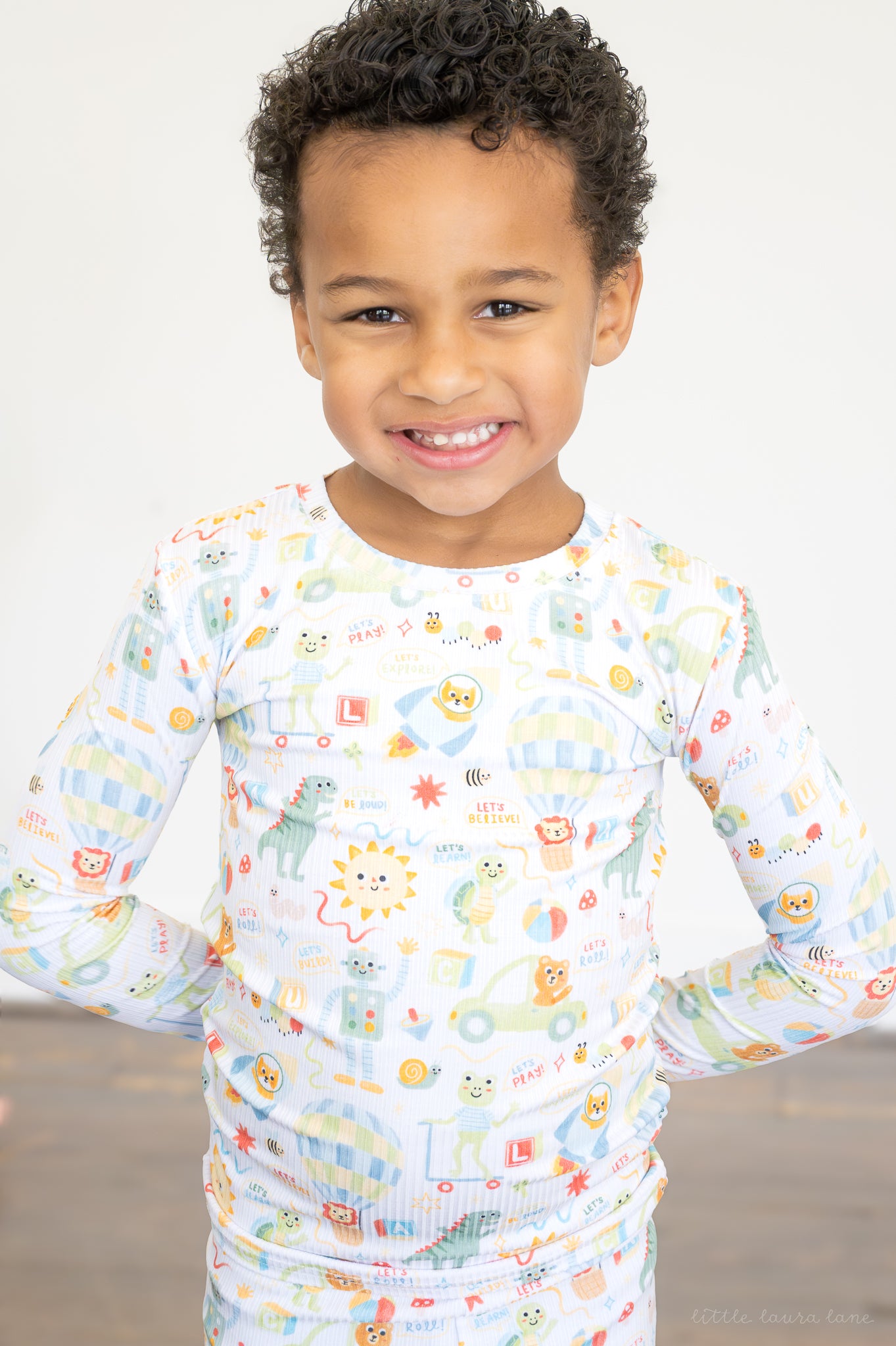 Luca Ribbed Toddler Two-Piece Set