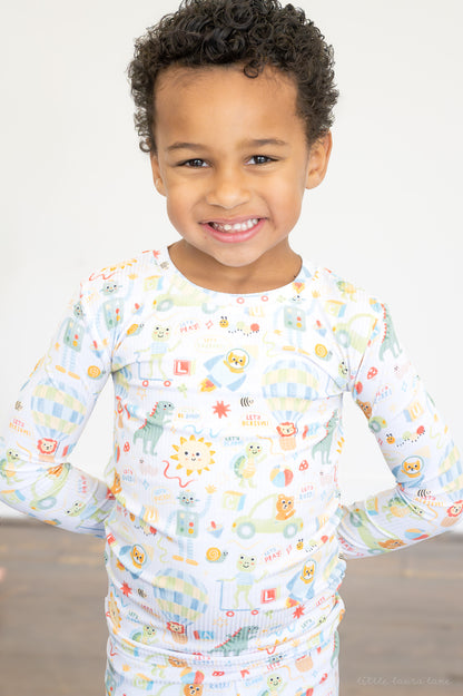 Luca Ribbed Toddler Two-Piece Set