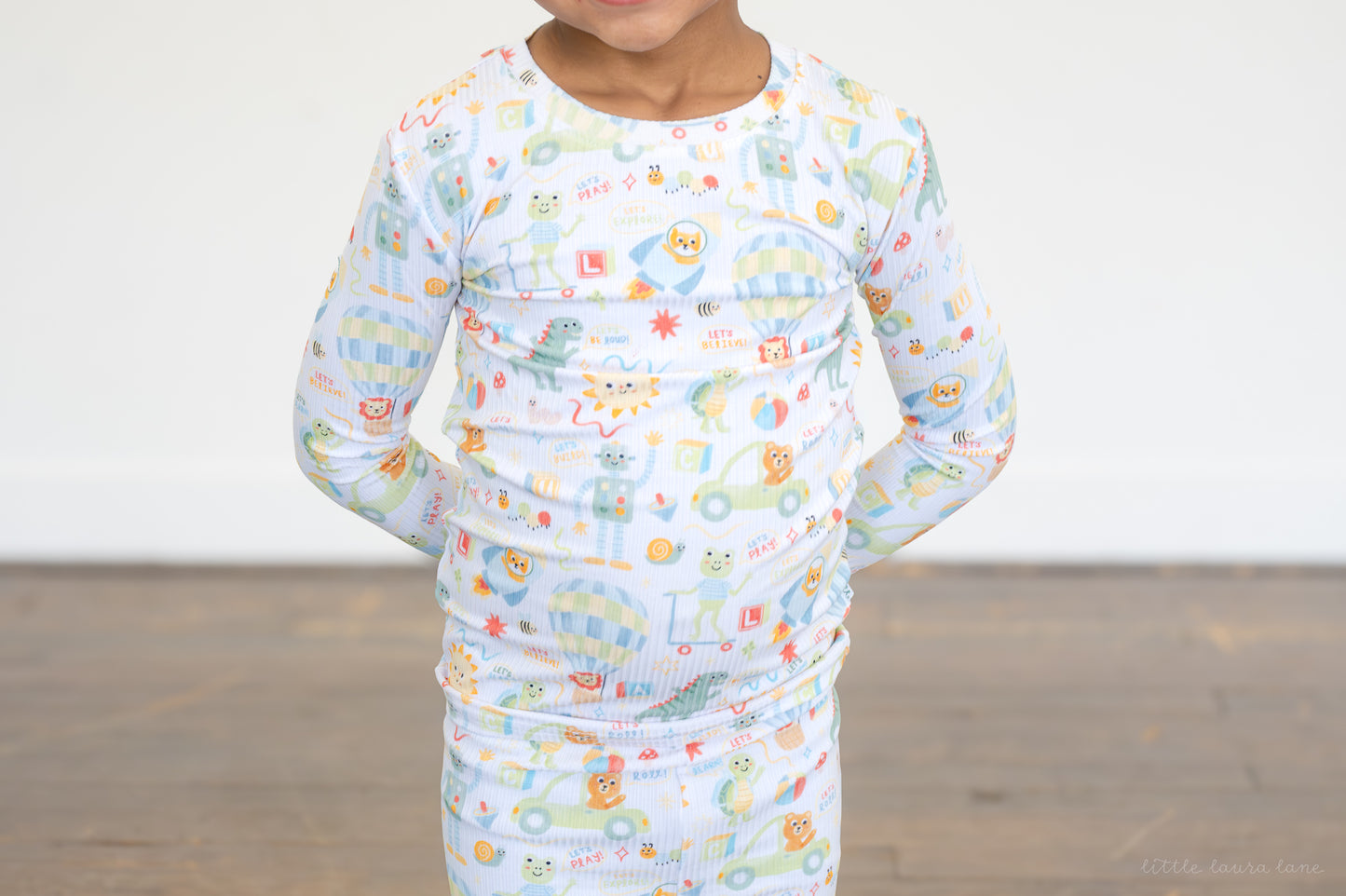 Luca Ribbed Toddler Two-Piece Set