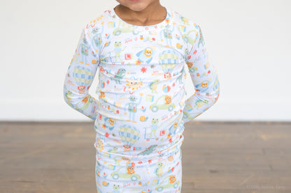 Luca Ribbed Toddler Two-Piece Set