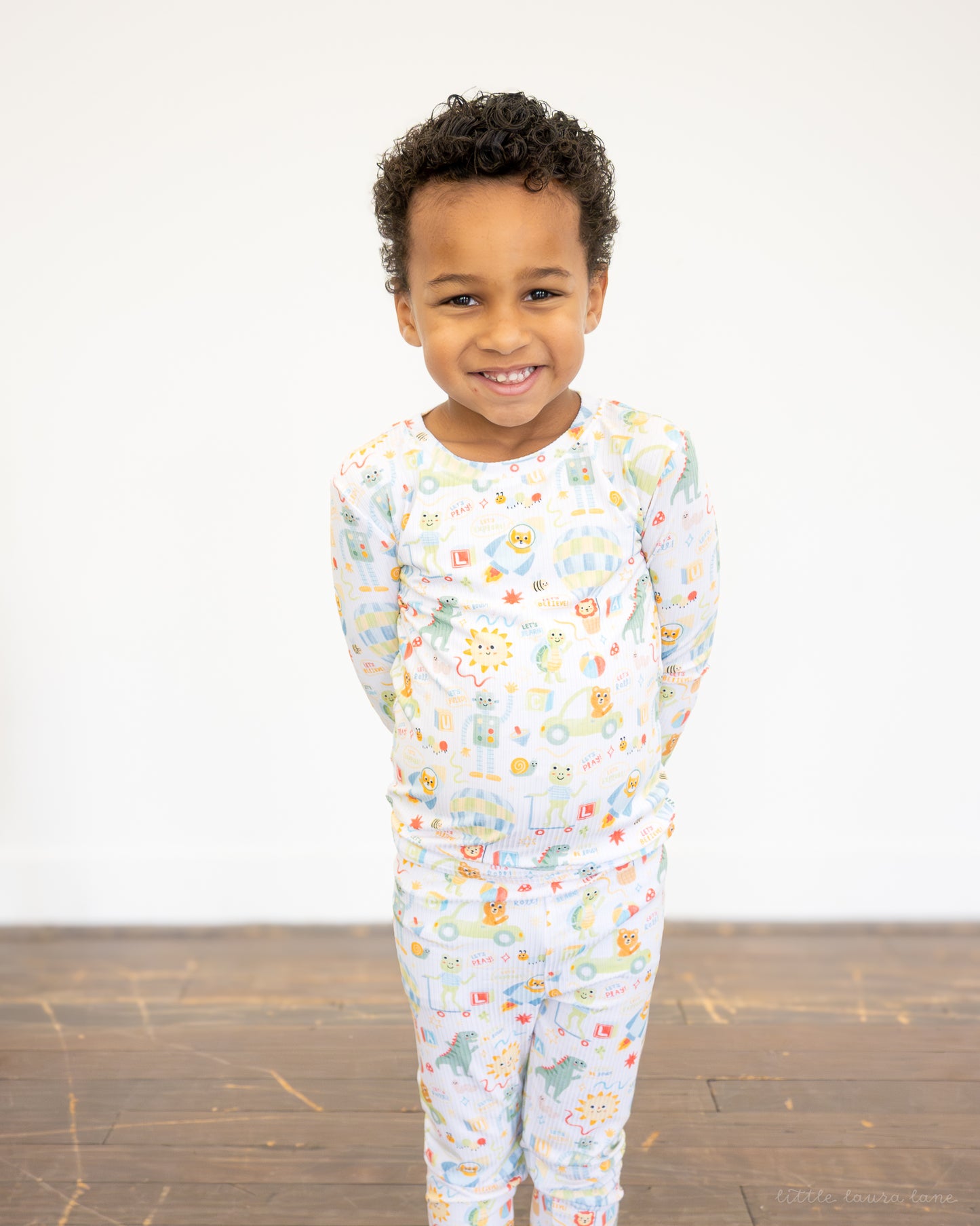 Luca Ribbed Toddler Two-Piece Set