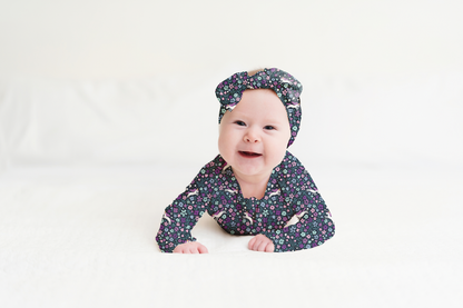 Midnight Unicorn Ribbed Zip Pajamas