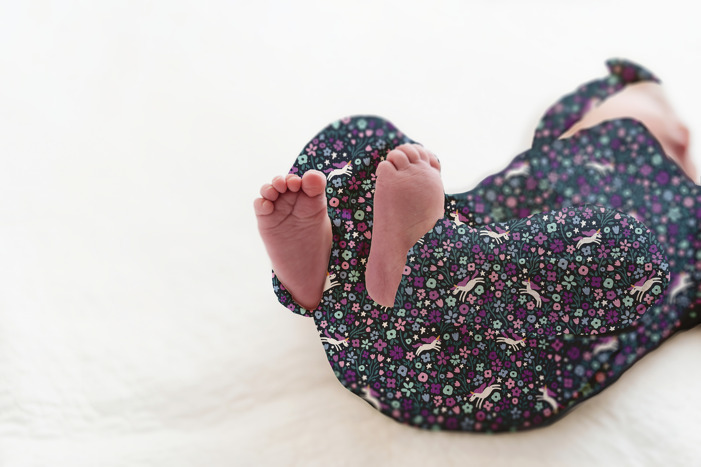 Midnight Unicorn Ribbed Zip Pajamas