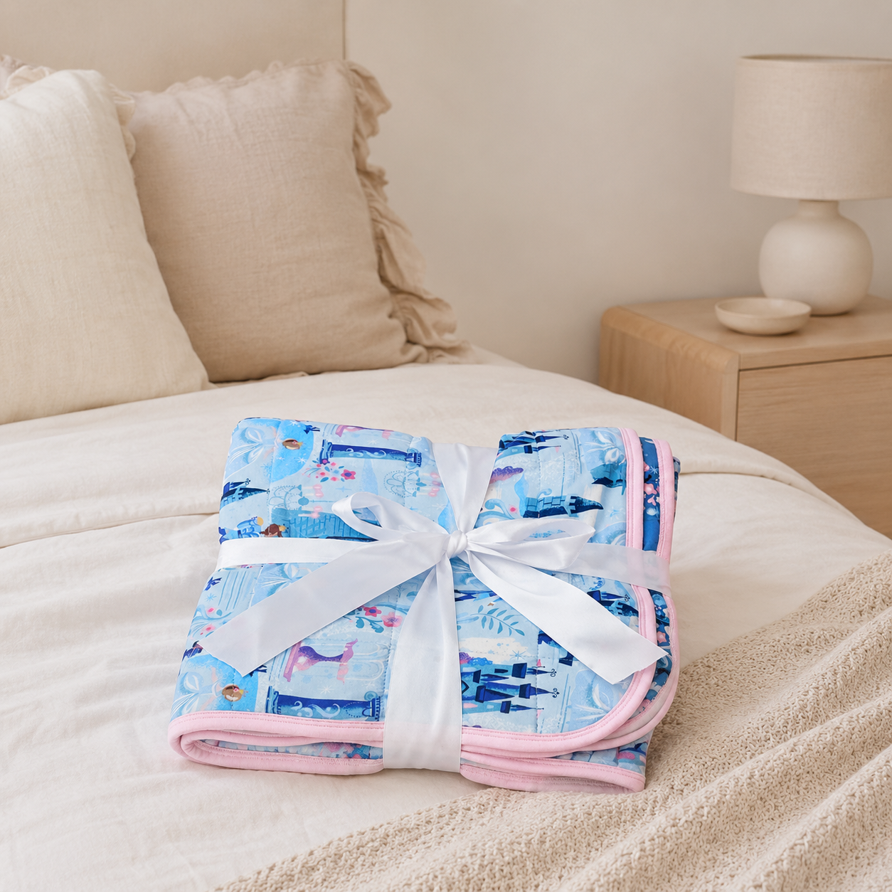 Bamboo Princess Quilted Blanket- The Wish Collection
