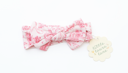 Cat Garden Ribbed Bow Headband