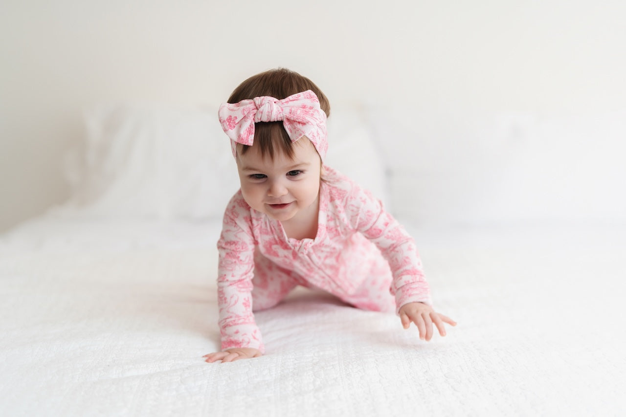 Cat Garden Ribbed Bow Headband