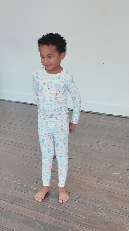 Luca Ribbed Toddler Two-Piece Set