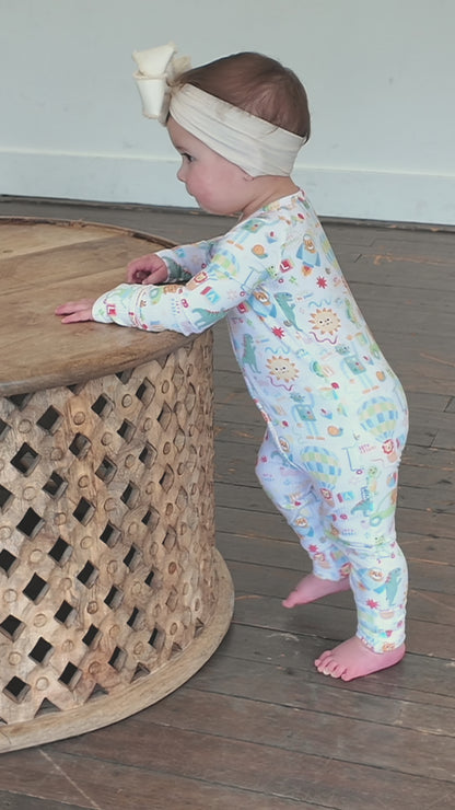 Luca Ribbed Zip Pajama